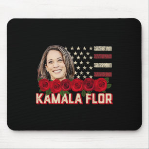 Harris Vintage Flor Feminine First Female Presiden Mouse Pad