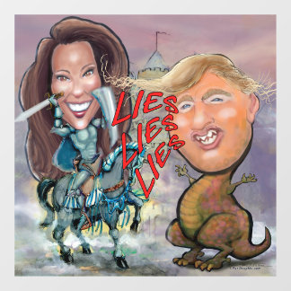 Harris vs Trump Window Cling