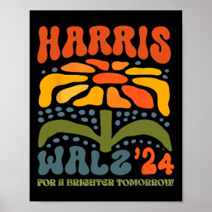 Harris W Waltz 2024 Retro Boho Vintage Groovy Flow Poster