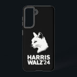 Harris Waltz 2024 Election Funny Cat Kamala Tim  Samsung Galaxy Case<br><div class="desc">Harris Waltz 2024 Election Funny Cat Kamala Tim Walz</div>