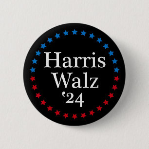 Harris Waltz 2024 Election Kamala Harris 2024 2 Inch Round Button