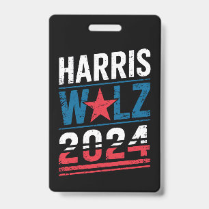 Harris Waltz 2024 Election Kamala Harris Tim Waltz Badge
