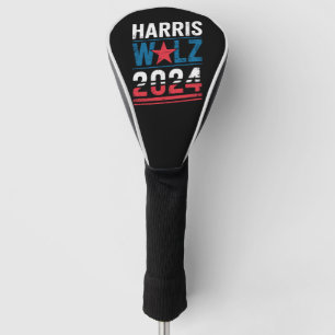 Harris Waltz 2024 Election Kamala Harris Tim Waltz Golf Head Cover
