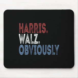 Harris Waltz 2024 Election Kamala Harris Tim Waltz Mouse Pad