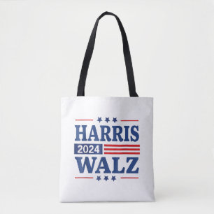 Harris Waltz 2024 Election Kamala Harris Tim Waltz Tote Bag