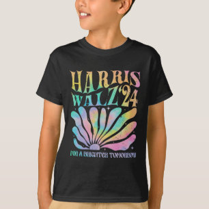 Harris Waltz 2024 For A Brighter Tomorrow Tie Dye  T-Shirt