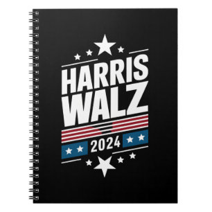 Harris Waltz 2024 Kamala Harris Tim Waltz 2024  Notebook