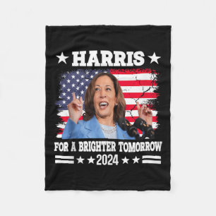 Harris Waltz For A Brighter Tomorrow Fleece Blanket