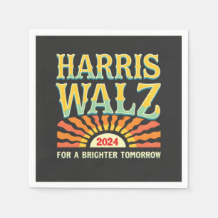 Harris Waltz for A Brighter Tomorrow Kamala Harris Napkin