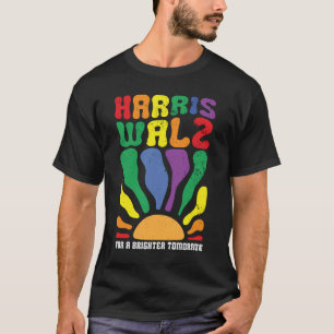 Harris Waltz for a Brighter Tomorrow Kamala LGBT  T-Shirt