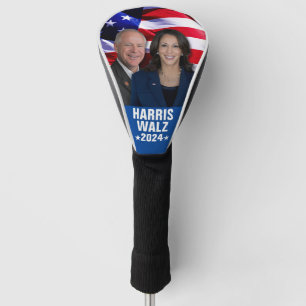 Harris Waltz Photo 2024 - Kamala Harris Tim Waltz Golf Head Cover