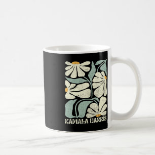 Harris Waltz Vote Kamala Flower 2024 1 Coffee Mug