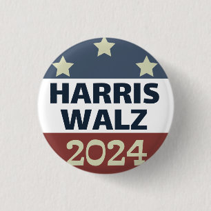 HARRIS WALZ 1 INCH ROUND BUTTON