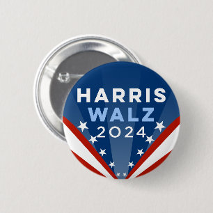 Harris Walz 2024 2 Inch Round Button