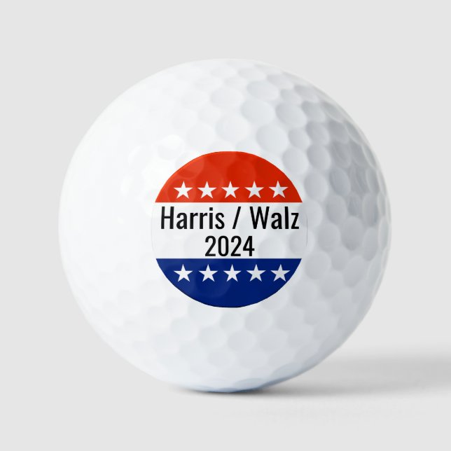 Harris Walz 2024 Election Golf Balls (Front)