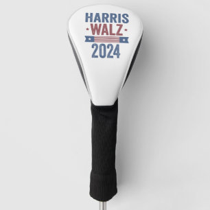 Harris Walz 2024 Election Kamala Tim Waltz America Golf Head Cover