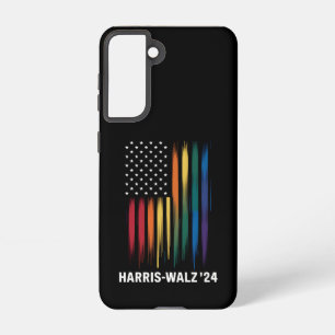 Harris Walz 2024 Election Kamala Tim Waltz LGBT Samsung Galaxy Case