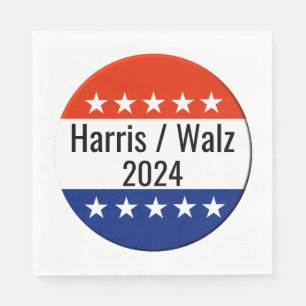 Harris Walz 2024 Election Napkin