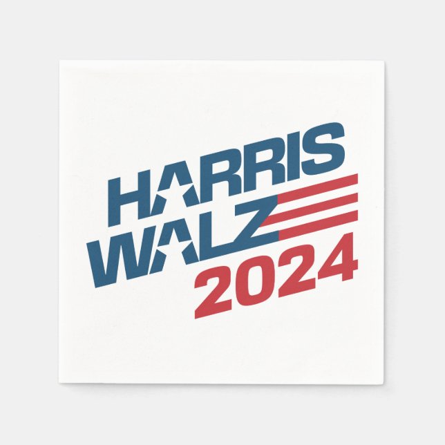 Harris Walz 2024 Election Napkin (Front)