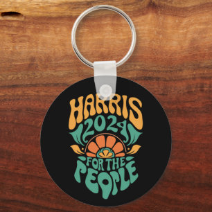 Harris Walz 2024 Election President Kamala Harris Keychain