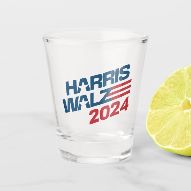 Harris Walz 2024 Election Shot Glass (Front)