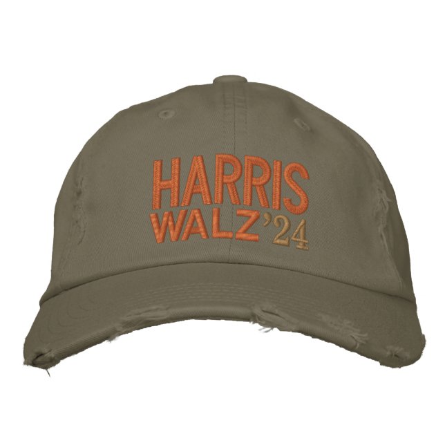 HARRIS WALZ 2024 EMBROIDERED HAT (Front)