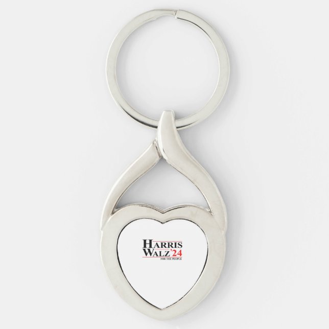 Harris Walz 2024 Essential  Keychain (Front)