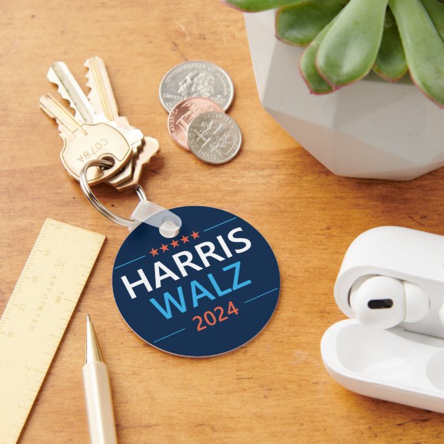 Harris Walz 2024 for President Keychain (Desk)