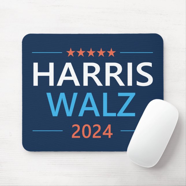 Harris Walz 2024 for President Mouse Pad (With Mouse)