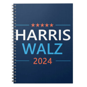 Harris Walz 2024 for President Notebook
