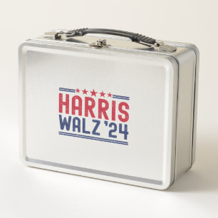 Harris Walz 2024 - Harris Walz 2024 We Are Not Goi Metal Lunch Box