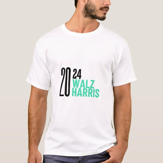 harris walz 2024 kamala for president t-shirts (Front)