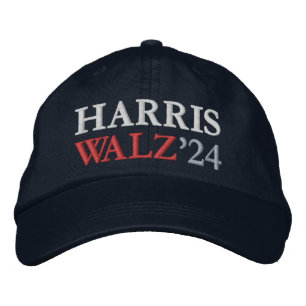 Harris Walz 2024 Kamala Harris and Tim Walz 2024  Embroidered Hat