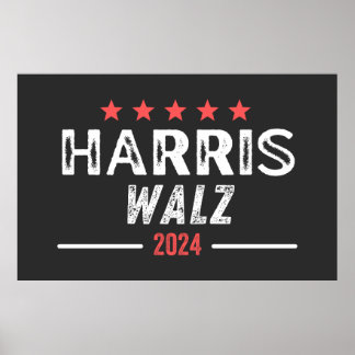 Harris Walz 2024, kamala harris president, Walz VP Poster