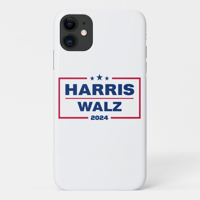 Harris Walz 2024 Kamala Harris Tim Walz Election Case-Mate iPhone Case (Back)