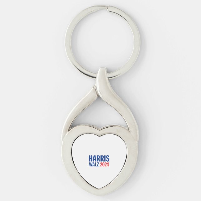 Harris Walz 2024  Keychain (Front)