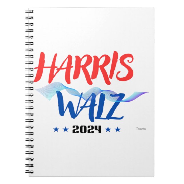 Harris Walz 2024  Notebook (Front)