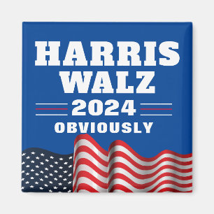 Harris Walz 2024   Obviously Magnet