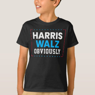 Harris Walz 2024 Obviously T-Shirt