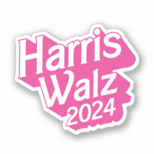 Harris Walz 2024 Pink