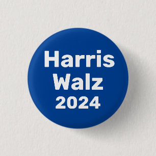 Harris / Walz 2024 Presidential Campaign 1 Inch Round Button