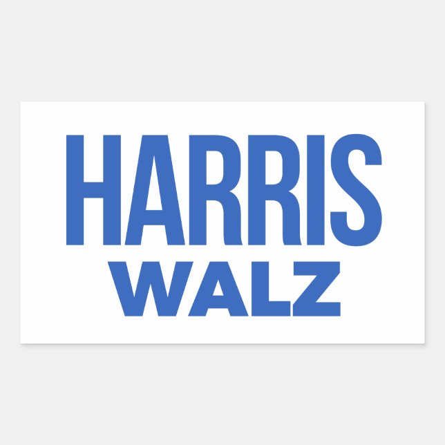 Harris Walz 2024 Sticker (Front)