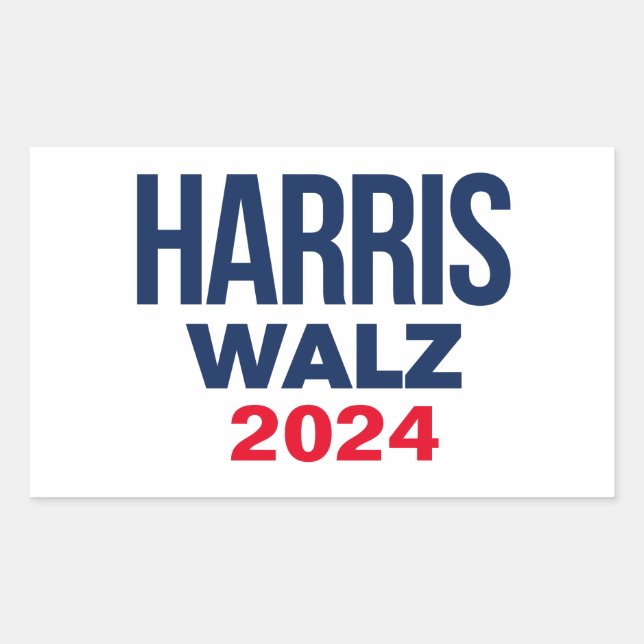 HARRIS WALZ 2024 STICKER (Front)