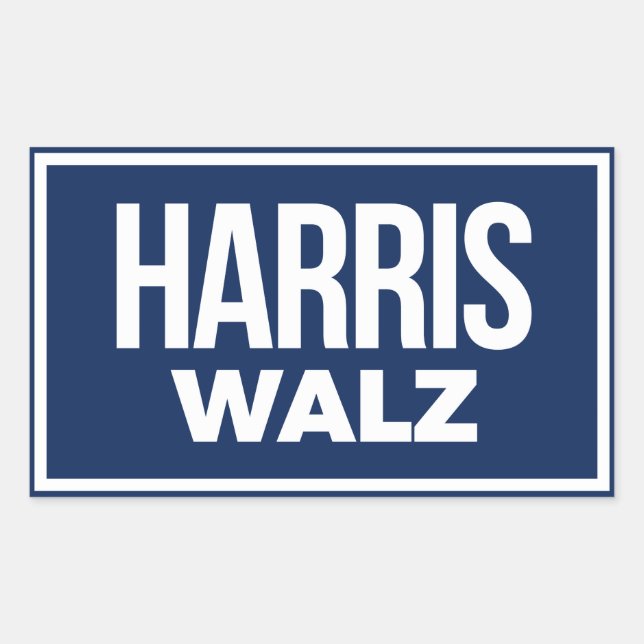 Harris Walz 2024 Sticker (Front)