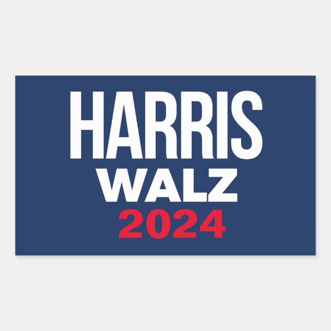 Harris Walz 2024 Sticker (Front)