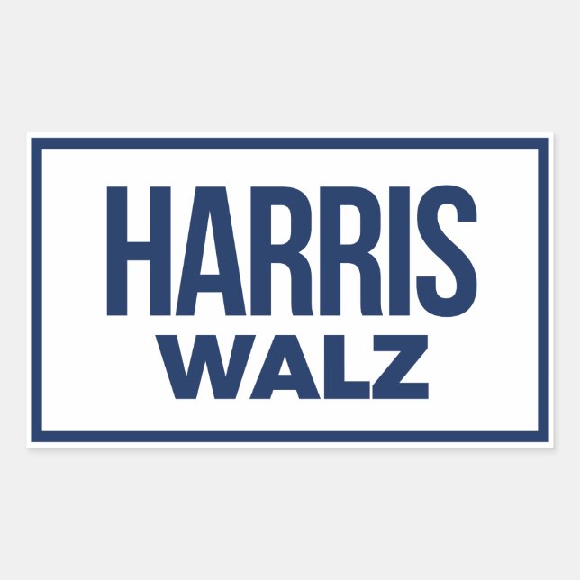 HARRIS WALZ 2024 STICKER (Front)