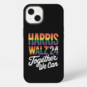 Harris Walz 2024 Together We Can Election LGBTQIA iPhone 13 Case