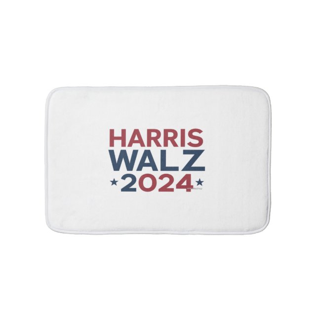 Harris walz 2024 trending design  bath mat (Front)