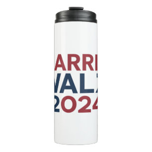 Harris walz 2024 trending design thermal tumbler
