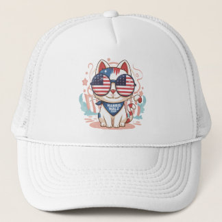 HARRIS WALZ 2024 TRUCKER HAT